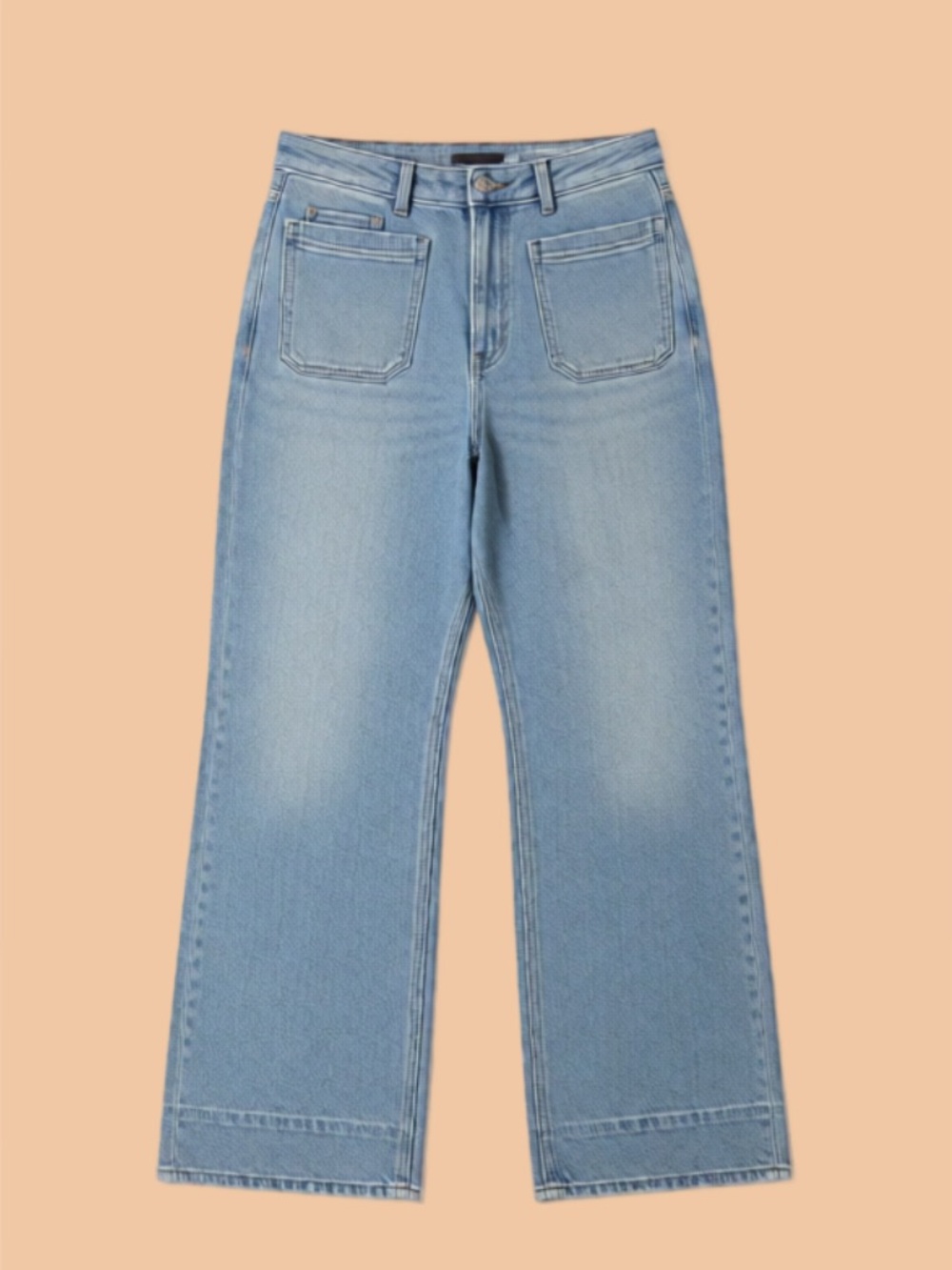 Meave Light Blue Wide-Leg Women’s Jeans